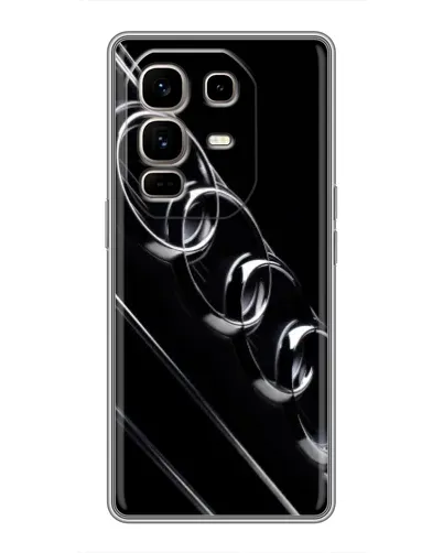 Чехол для Infinix Note 50 Pro Plus с картинкой «Audi — абстрактные кольца»