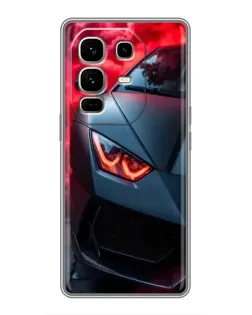 Чехол для Infinix Note 50 Pro Plus с картинкой «Lamborghini красное сияние»