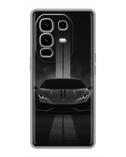 Чехол для Infinix Note 50 Pro Plus с картинкой «Lamborghini симметрия дорог»