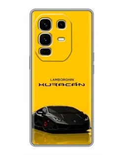 Чехол для Infinix Note 50 Pro Plus с картинкой «Lamborghini Huracan черный»