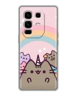 Чехол для Infinix Note 50 Pro Plus с картинкой «Единорог Pusheen» Чехол для Infinix Note 50 Pro Plus с картинкой «Единорог Pusheen»