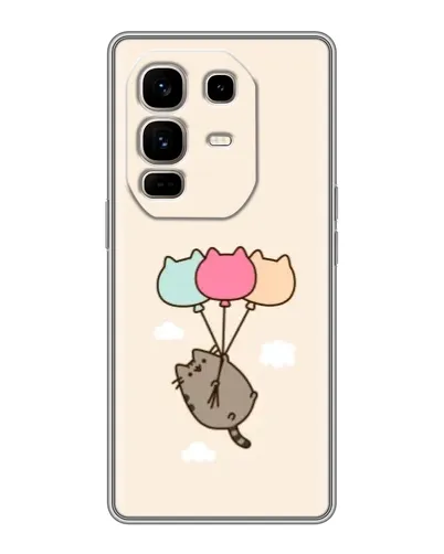 Чехол для Infinix Note 50 Pro Plus с картинкой «Пушин на шариках» Чехол для Infinix Note 50 Pro Plus с картинкой «Пушин на шариках»