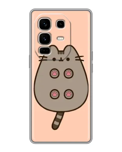 Чехол для Infinix Note 50 Pro Plus с картинкой «Пушин пузиком кверху» Чехол для Infinix Note 50 Pro Plus с картинкой «Пушин пузиком кверху»