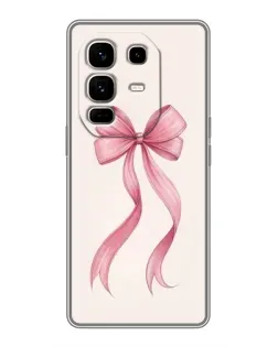 Чохол для Infinix Note 50 Pro Plus з картинкою «Рожевий бант»