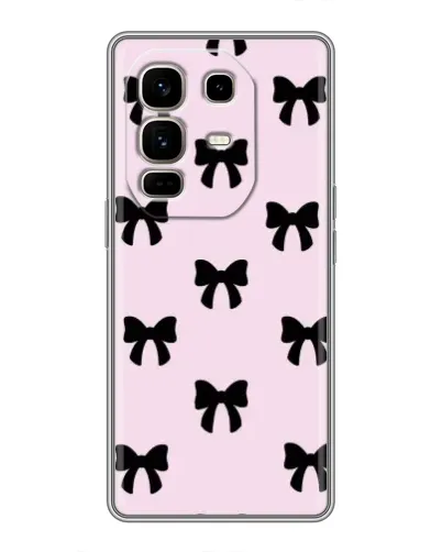 Чохол для Infinix Note 50 Pro Plus з картинкою «Чорні банти Coquette» Чохол для Infinix Note 50 Pro Plus з картинкою «Чорні банти Coquette»