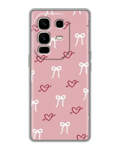 Чохол для Infinix Note 50 Pro Plus з картинкою «Серця та банти» Чохол для Infinix Note 50 Pro Plus з картинкою «Серця та банти»