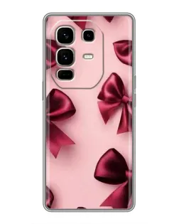 Чохол для Infinix Note 50 Pro Plus з картинкою «Бордовий атлас»