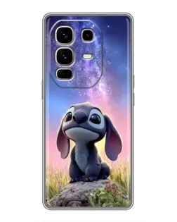 Чехол для Infinix Note 50 Pro Plus с картинкой «Стич на рассвете»