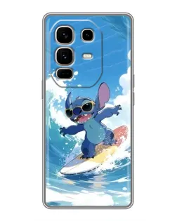 Чехол для Infinix Note 50 Pro Plus с картинкой «Стич на волне»