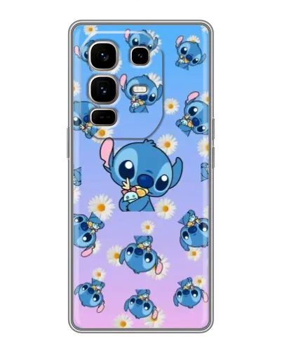 Чехол для Infinix Note 50 Pro Plus с картинкой «Паттерн со Стичем»