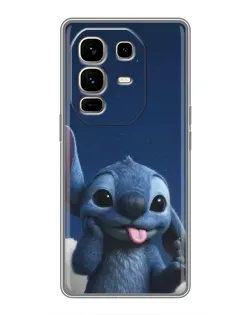Чехол для Infinix Note 50 Pro Plus с картинкой «Стич в облаках»