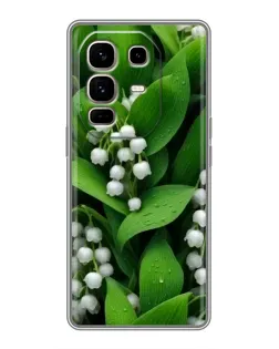 Чохол для Infinix Note 50 Pro Plus з картинкою «Конвалії в зелені»