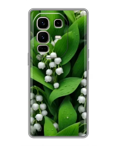 Чехол для Infinix Note 50 Pro Plus с картинкой «Ландыши в зелени» Чехол для Infinix Note 50 Pro Plus с картинкой «Ландыши в зелени»