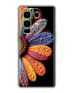 Чохол для Infinix Note 50 Pro Plus з картинкою «Райдужна квітка»