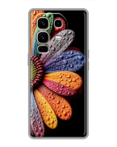Чехол для Infinix Note 50 Pro Plus с картинкой «Радужный цветок» Чехол для Infinix Note 50 Pro Plus с картинкой «Радужный цветок»