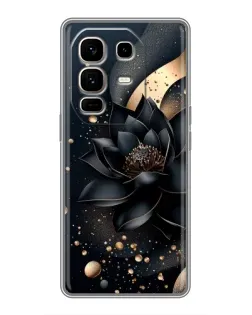 Чохол для Infinix Note 50 Pro Plus з картинкою «Чорний лотос»