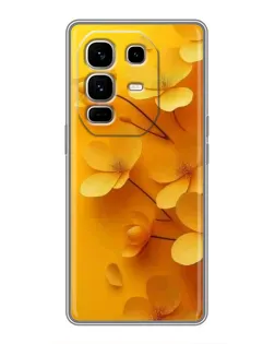 Чохол для Infinix Note 50 Pro Plus з картинкою «Золоті пелюстки»
