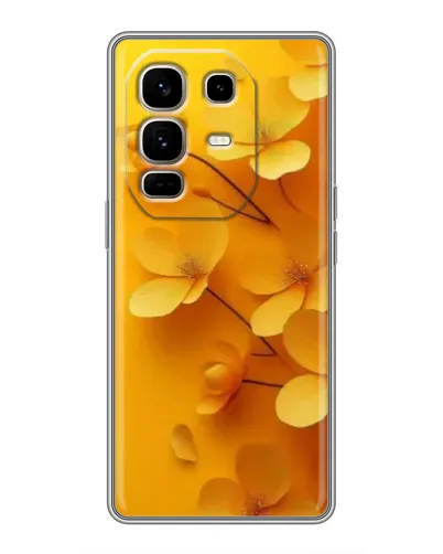 Чехол для Infinix Note 50 Pro Plus с картинкой «Золотые лепестки» Чехол для Infinix Note 50 Pro Plus с картинкой «Золотые лепестки»