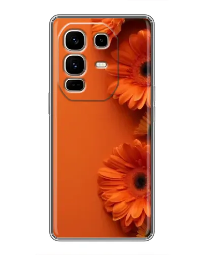 Чехол для Infinix Note 50 Pro Plus с картинкой «Оранжевые герберы» Чехол для Infinix Note 50 Pro Plus с картинкой «Оранжевые герберы»