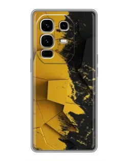 Чохол для Infinix Note 50 Pro Plus з картинкою «Золоті уламки геометрії»