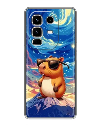Чехол для Infinix Note 50 Pro Plus с картинкой «Капибара Ван Гога»