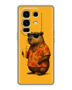 Чехол для Infinix Note 50 Pro Plus с картинкой «Капибара на отдыхе»