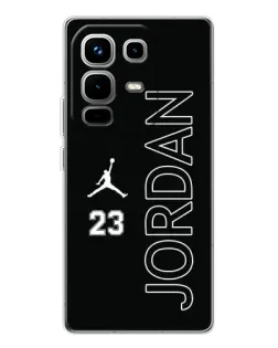 Чехол для Infinix Note 50 Pro с картинкой «Jordan Vertical»