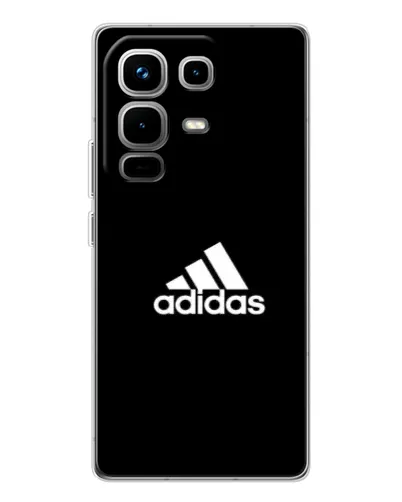 Чехол для Infinix Note 50 Pro с картинкой «Черная классика Adidas» Чехол для Infinix Note 50 Pro с картинкой «Черная классика Adidas»