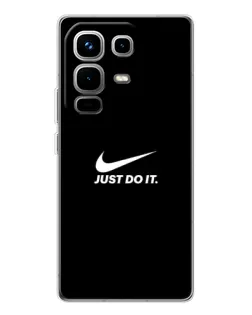 Чехол для Infinix Note 50 Pro с картинкой «Минимализм от Nike»