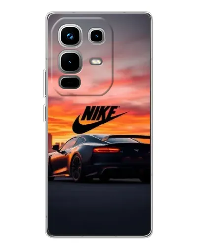Чехол для Infinix Note 50 Pro с картинкой «Nike и суперкар»