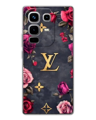 Чехол для Infinix Note 50 Pro с картинкой «Цветочный Louis Vuitton» Чехол для Infinix Note 50 Pro с картинкой «Цветочный Louis Vuitton»