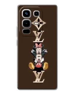 Чехол для Infinix Note 50 Pro с картинкой «LV и Микки Маус»