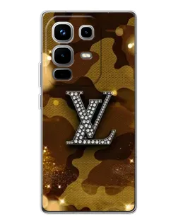 Чехол для Infinix Note 50 Pro с картинкой «Камуфляжный Louis Vuitton»
