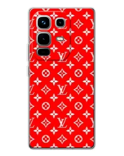 Чехол для Infinix Note 50 Pro с картинкой «Яркий паттерн LV»