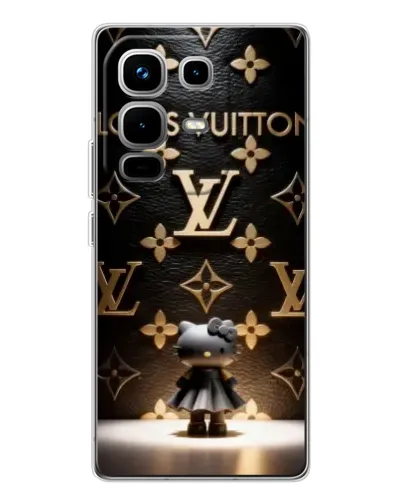 Чехол для Infinix Note 50 Pro с картинкой «Монограмма с фигурой» Чехол для Infinix Note 50 Pro с картинкой «Монограмма с фигурой»