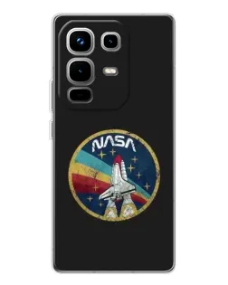Чехол для Infinix Note 50 Pro с картинкой «NASA — эмблема миссии»