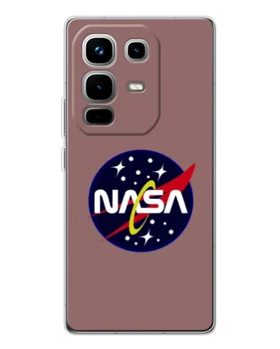 Чехол для Infinix Note 50 Pro с картинкой «NASA — ретро космос»