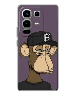 Чехол для Infinix Note 50 Pro с картинкой «Bored Ape в кепке»