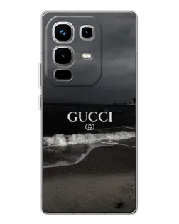 Чехол для Infinix Note 50 Pro с картинкой «Gucci — морской прибой»