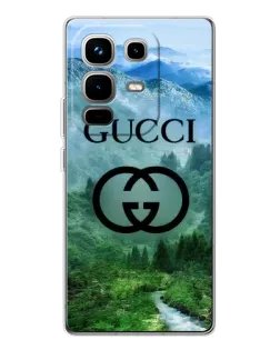 Чехол для Infinix Note 50 Pro с картинкой «Gucci — горный пейзаж»