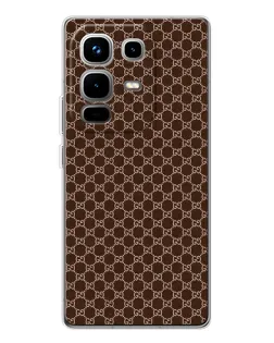 Чехол для Infinix Note 50 Pro с картинкой «Gucci — шоколадная сетка»