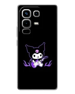 Чехол для Infinix Note 50 Pro с картинкой «Электрическая Kuromi» Чехол для Infinix Note 50 Pro с картинкой «Электрическая Kuromi»