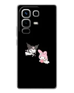 Чехол для Infinix Note 50 Pro с картинкой «My Melody и Kuromi» Чехол для Infinix Note 50 Pro с картинкой «My Melody и Kuromi»