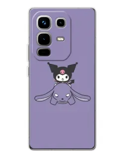 Чехол для Infinix Note 50 Pro с картинкой «Kuromi на лиловом фоне» Чехол для Infinix Note 50 Pro с картинкой «Kuromi на лиловом фоне»