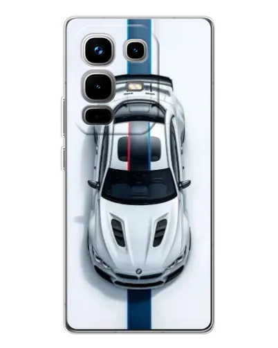 Чехол для Infinix Note 50 Pro с картинкой «Вид сверху — BMW M»