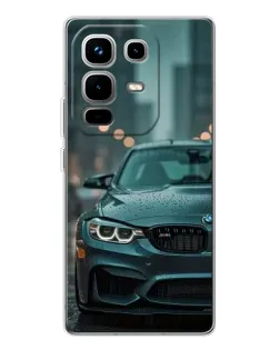 Чехол для Infinix Note 50 Pro с картинкой «BMW в огнях города»