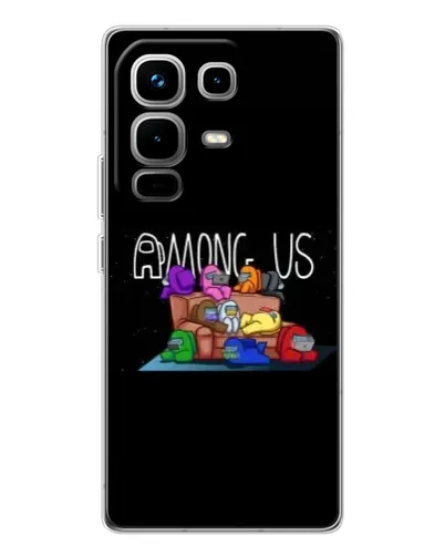 Чехол для Infinix Note 50 Pro с картинкой «Логотип Among Us»