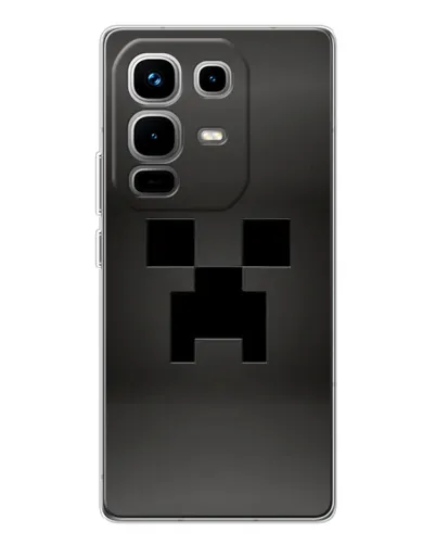Чехол для Infinix Note 50 Pro с картинкой «Черный крипер градиент» Чехол для Infinix Note 50 Pro с картинкой «Черный крипер градиент»