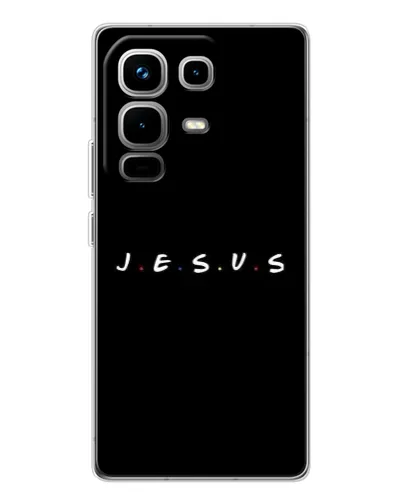 Чехол для Infinix Note 50 Pro с картинкой «Точки веры J.E.S.U.S.»