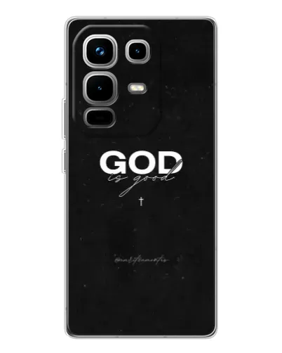 Чехол для Infinix Note 50 Pro с картинкой «GOD — Бог над всем»